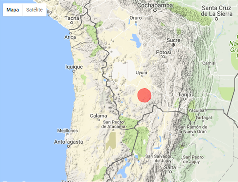 Terremoto de 6,8 graus atinge o sul da Bolívia