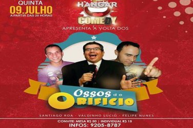 Ossos do Oríficio volta com show de humor inédito nesta quinta no Hangar