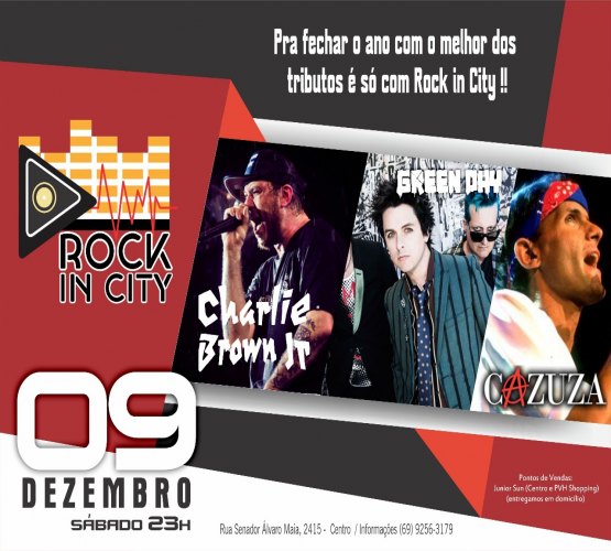 GANHADORES: Ingressos para o Rock in city