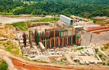 Obras da UHE Santo Antônio contabilizam o lançamento de um milhão de metros cúbicos de concreto