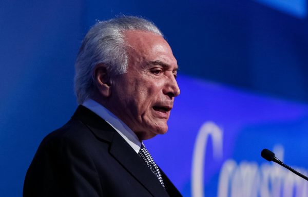 País está perdendo ideia de institucionalidade, diz Temer