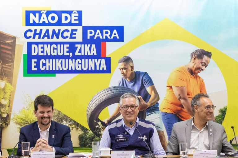 PREVENÇÃO: Governo lança campanha de combate a dengue, zica e chikungunya