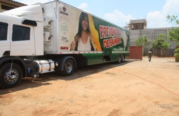 JARU - Unidade Móvel do Hospital do Câncer de Barretos esta atendendo na cidade