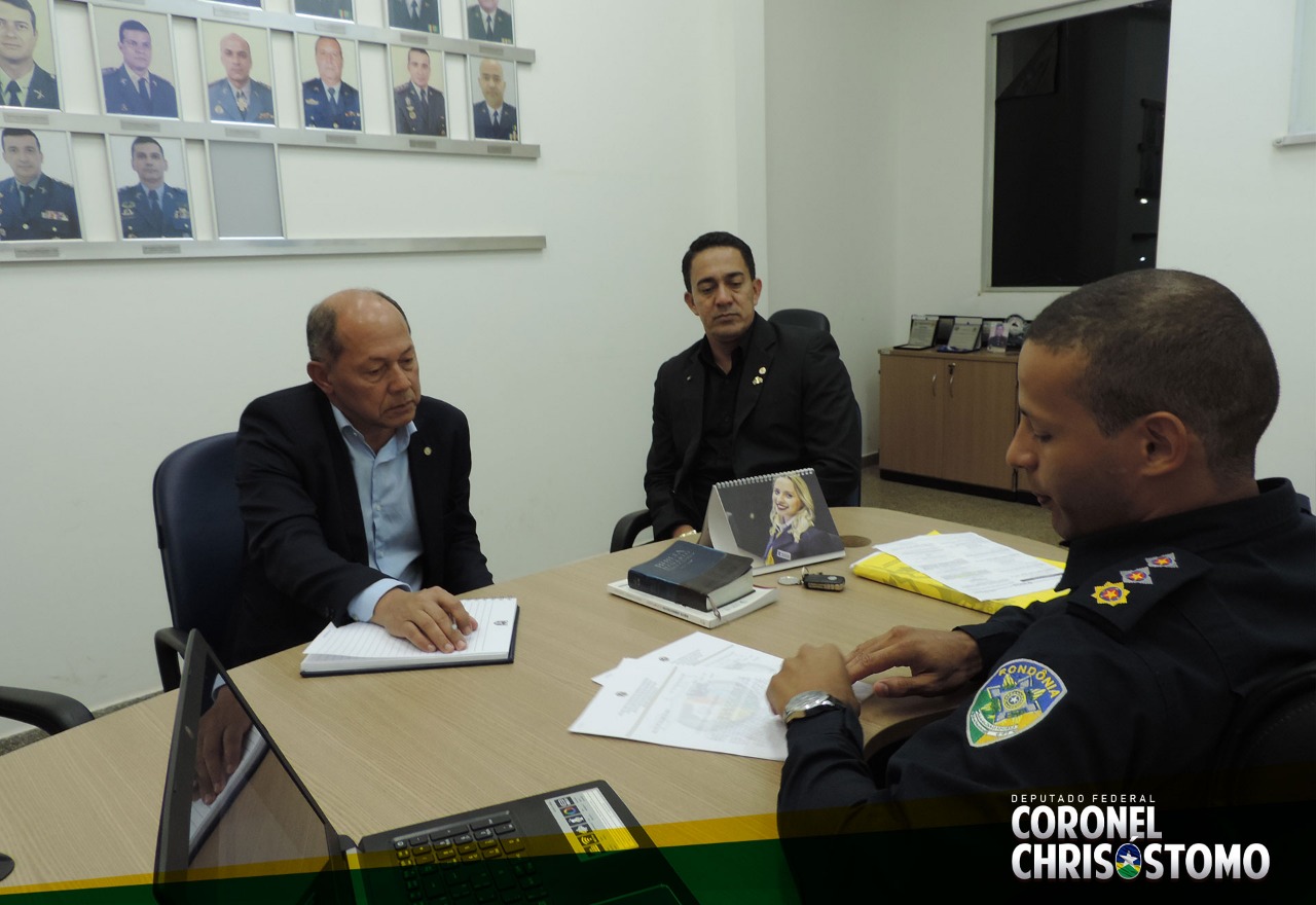 NA CAPITAL: Coronel Chrisostomo apoia construção do 5ª Batalhão da Polícia Militar