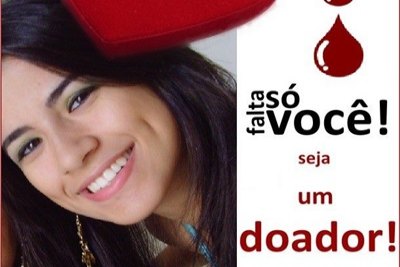 Campanha no Facebook mobiliza doação de sangue para Janine