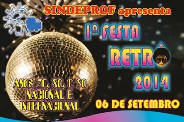 Sindeprof realiza 1ª Festa Retrô do servidor público municipal

