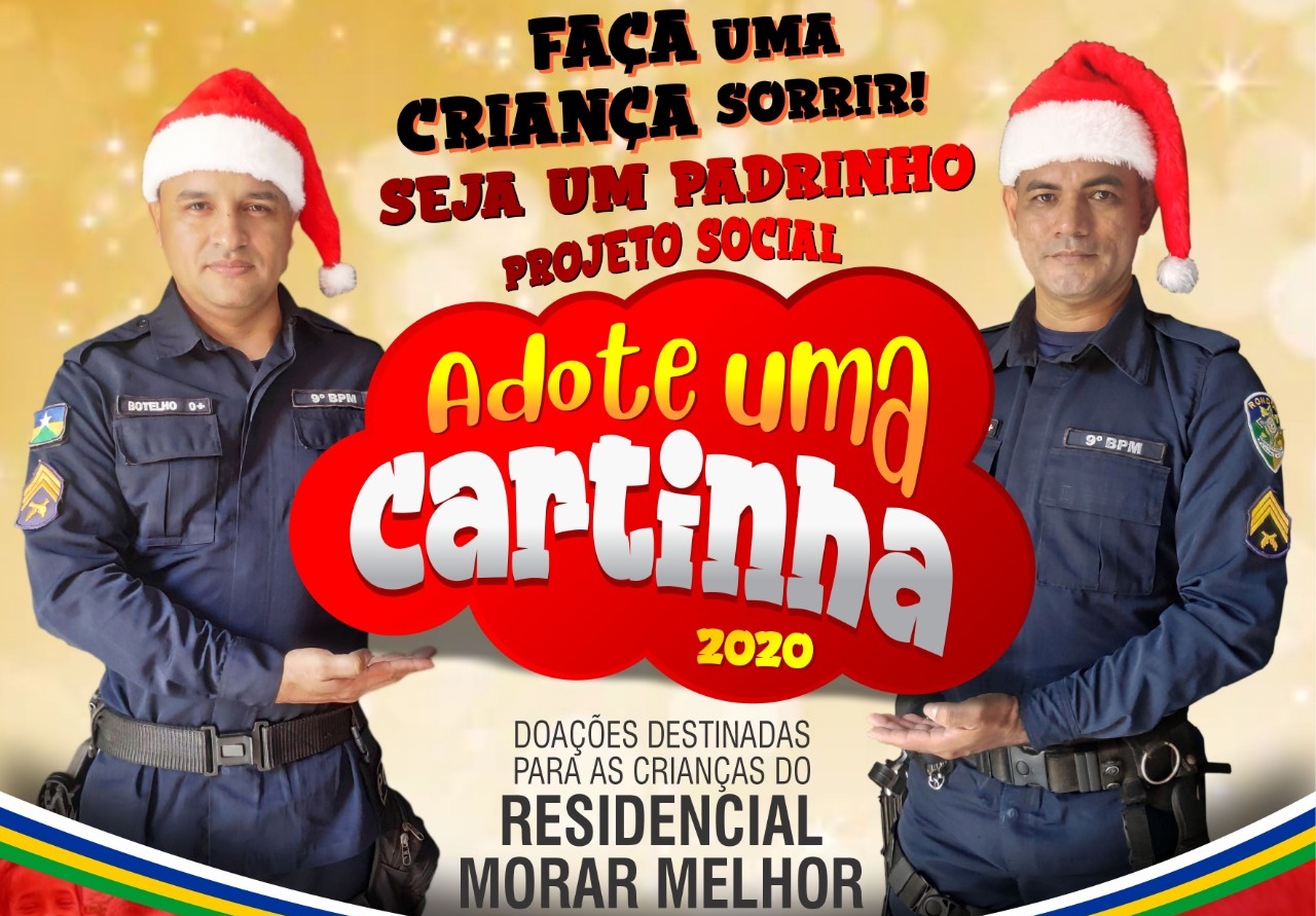 9º BATALHÃO: Projeto social adote uma cartinha para Papai Noel é lançado