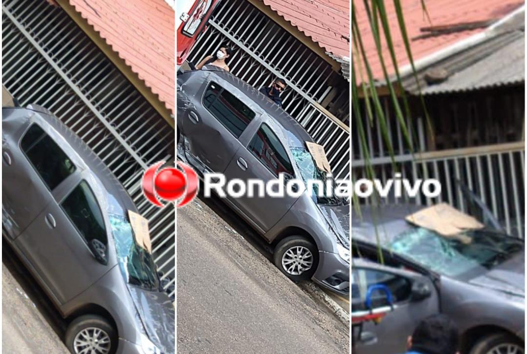 GRAVE ACIDENTE: Mulher fica ferida após capotamento na região Central de Porto Velho