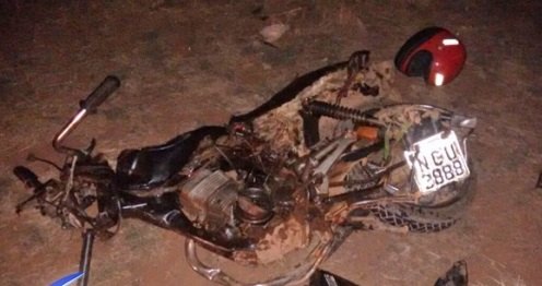 Motociclista morre após colisão frontal durante ultrapassagem na BR-364