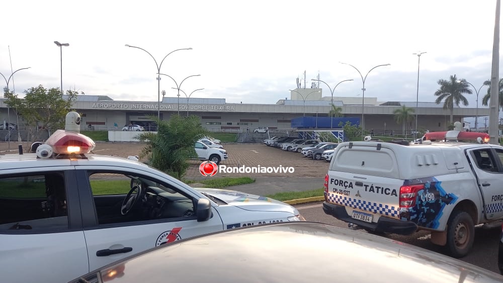 URGENTE: Polícia é acionada após ladrão de carro no aeroporto ser pego por populares