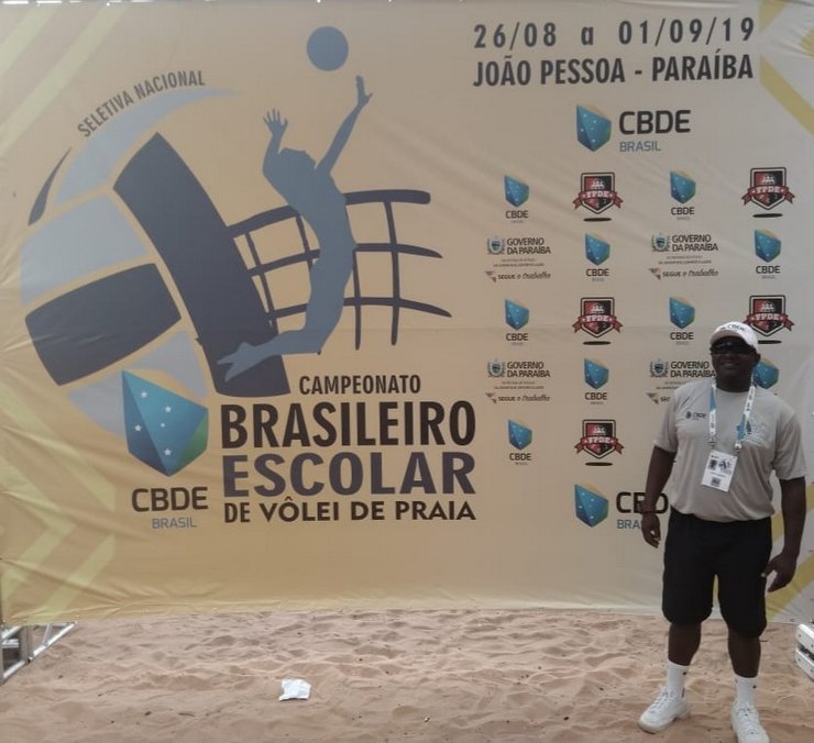 REPRESENTANTE: Árbitro de Rondônia apita Brasileiro Escolar de Vôlei de Praia