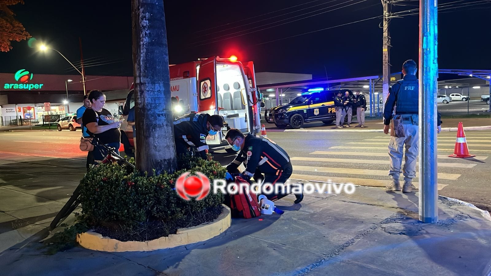 GRAVE: Ciclista é atropelado por carro na Avenida Jorge Teixeira 