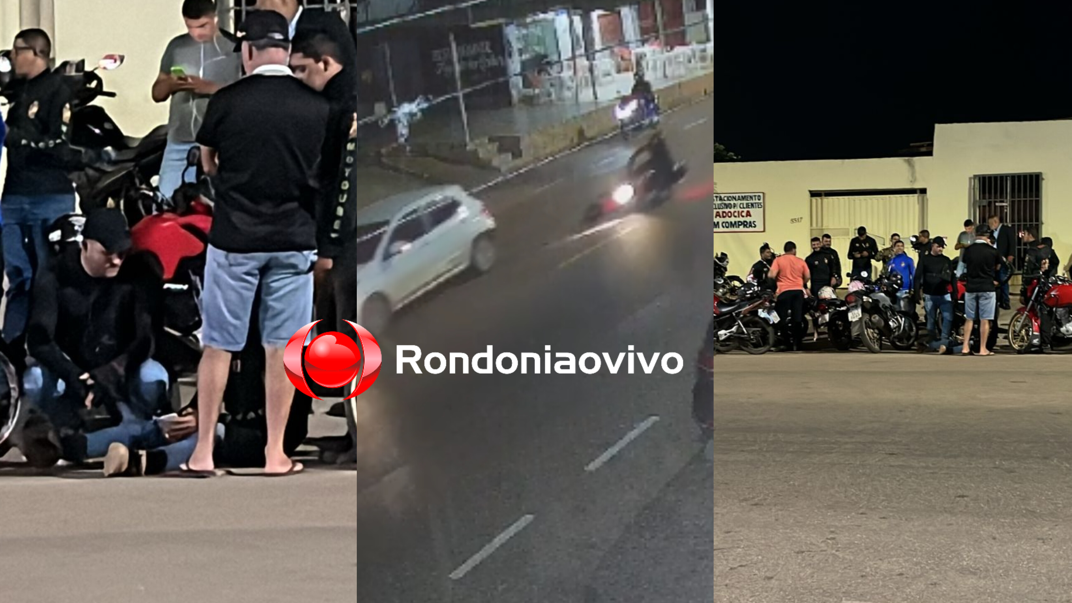 PERDEU O CONTROLE: Vídeo mostra acidente que deixou moto aplicativo ferido