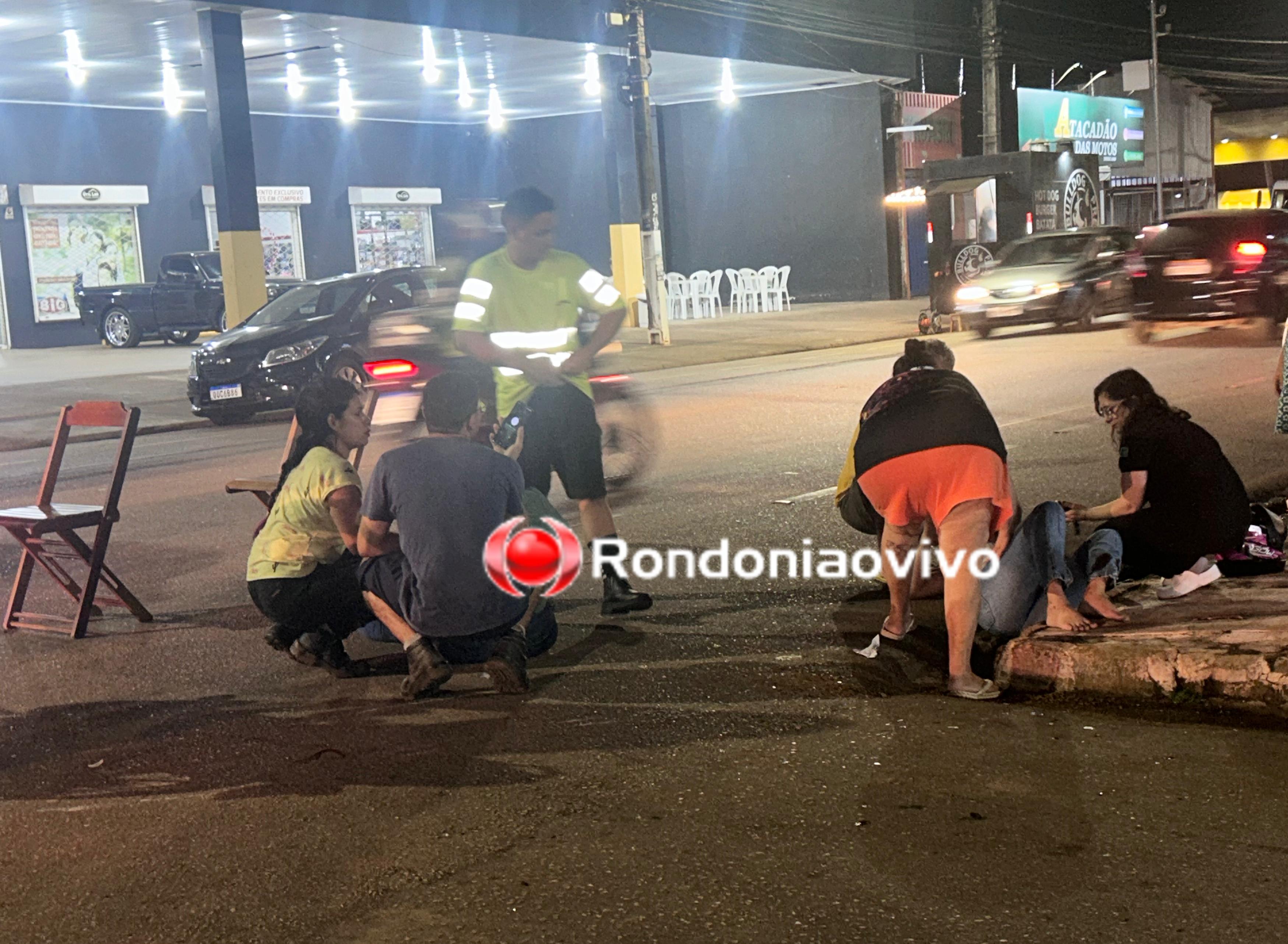 URGENTE: Grave acidente deixa três mulheres feridas; Uma com fratura exposta