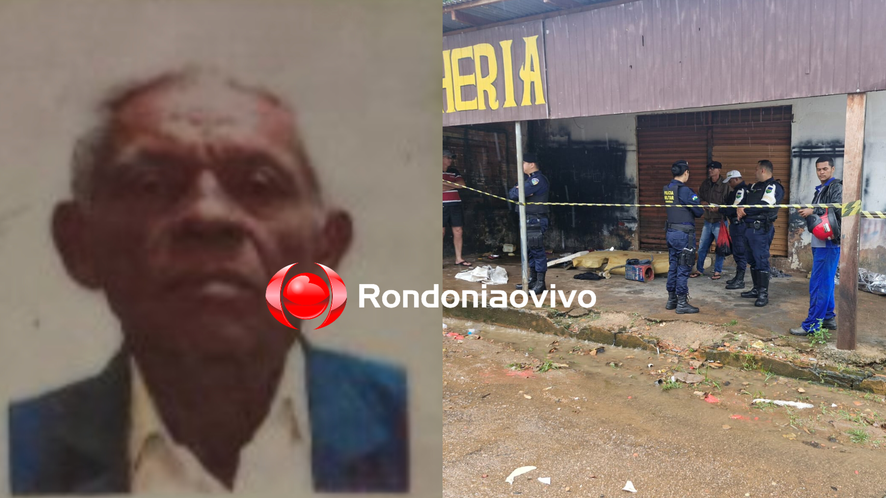 URGENTE: Homem morre na calçada de comércio em Porto Velho 