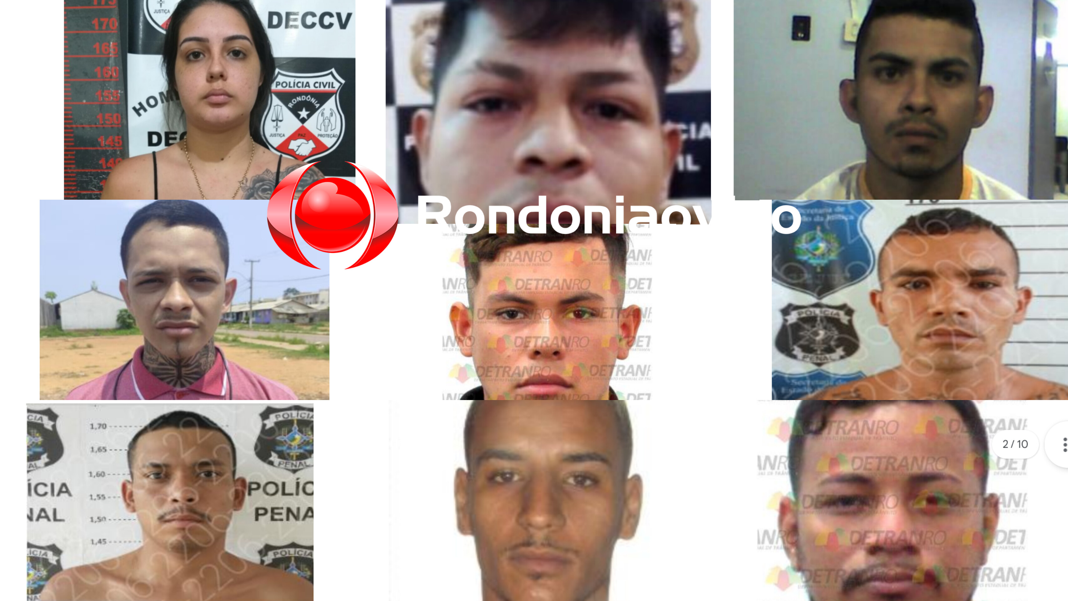 PROCURADOS: PC divulga imagens de bandidos do CV acusados de execuções 