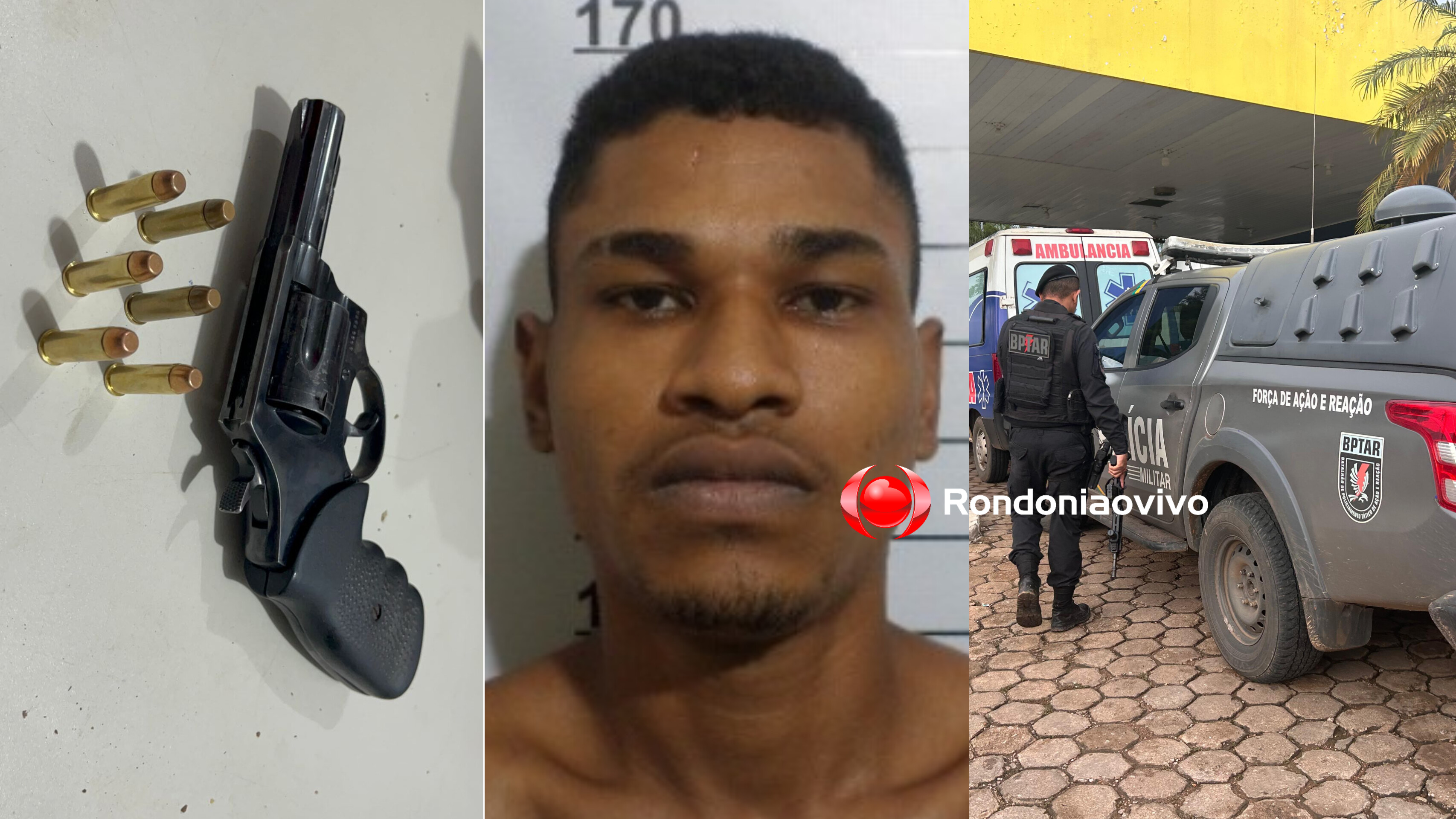 MORREU: Criminoso foragido se escondeu atrás de tijolos e apontou arma para polícia 