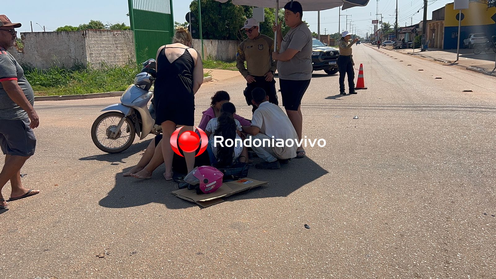 VÍDEO: Mulher fica gravemente ferida em acidente  na Raimundo Cantuária