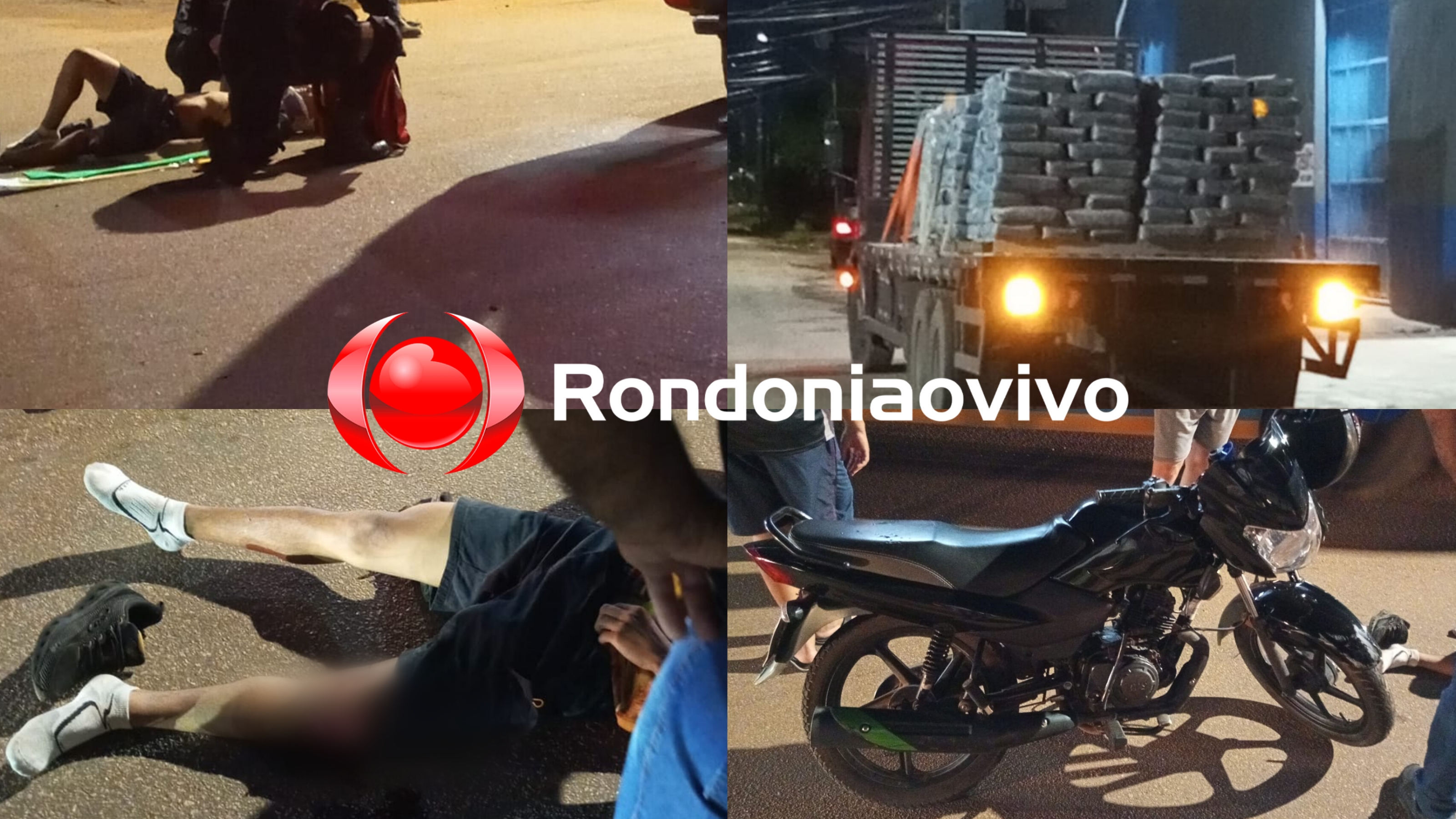 ATUALIZADA: Adolescente sofre fratura exposta após grave colisão com caminhão 