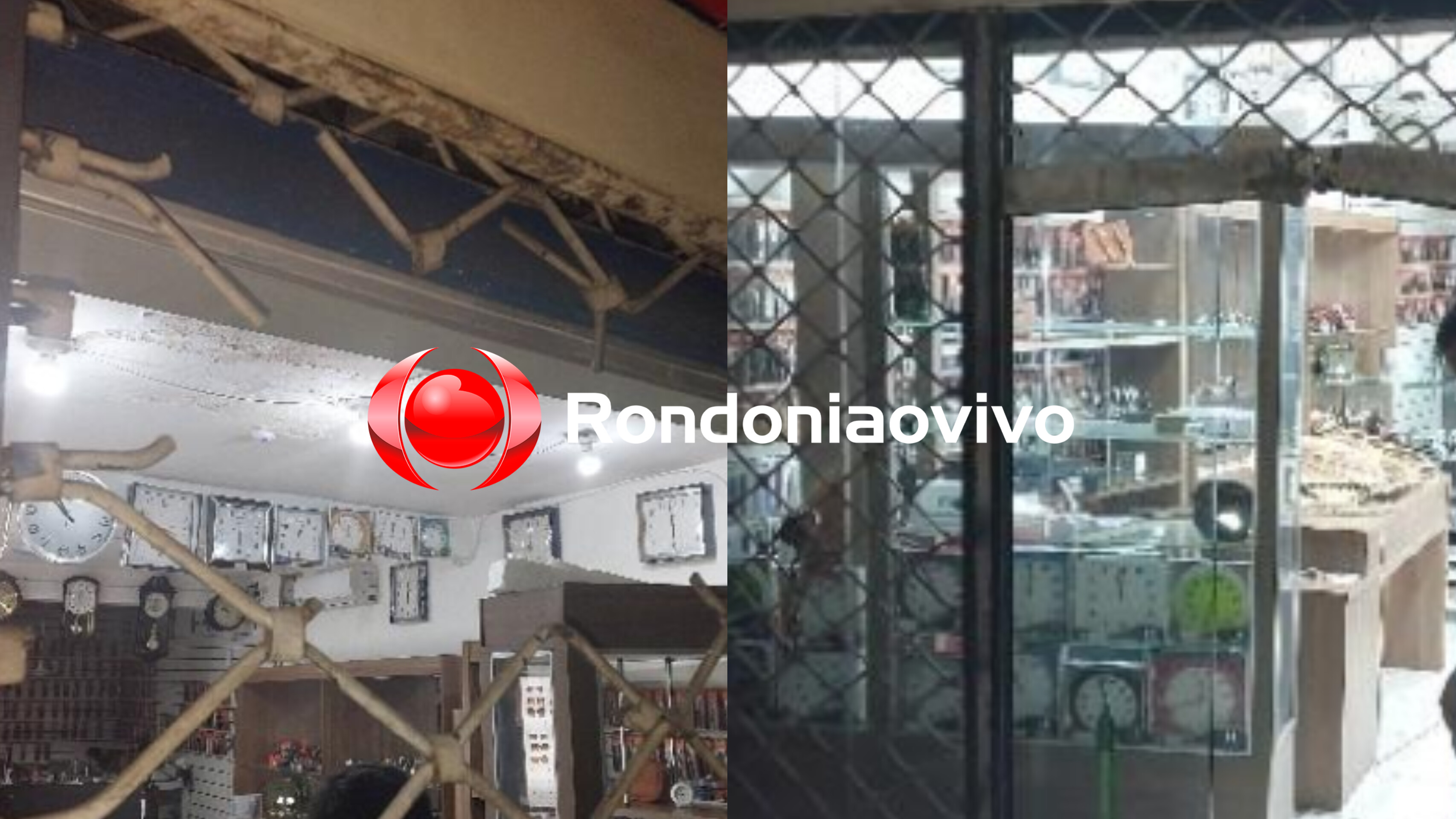 URGENTE: Criminosos arrombam loja e furtam vários relógios 