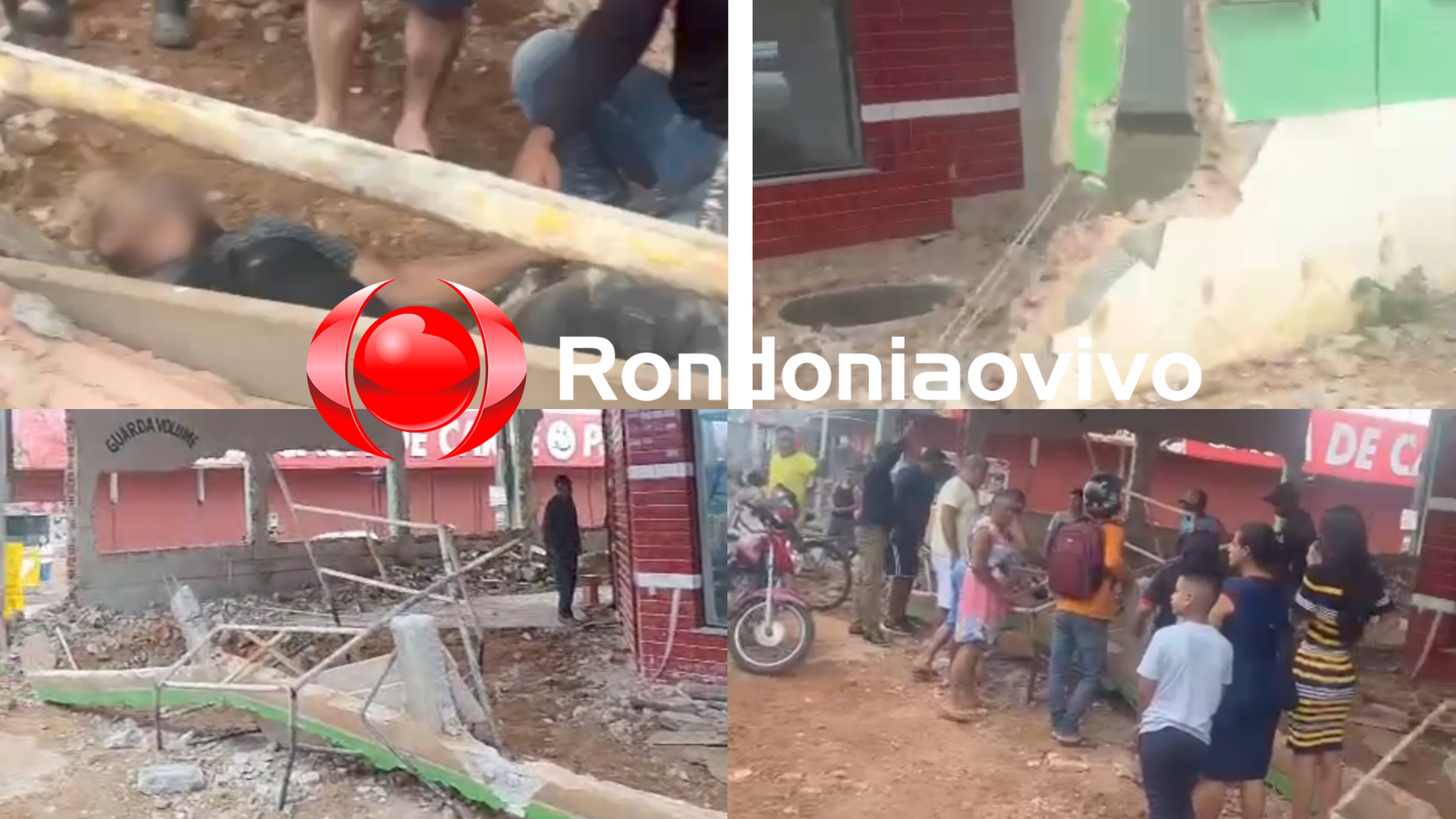 NA OBRA: Trabalhador fica gravemente ferido ao ser atingido por viga de concreto 