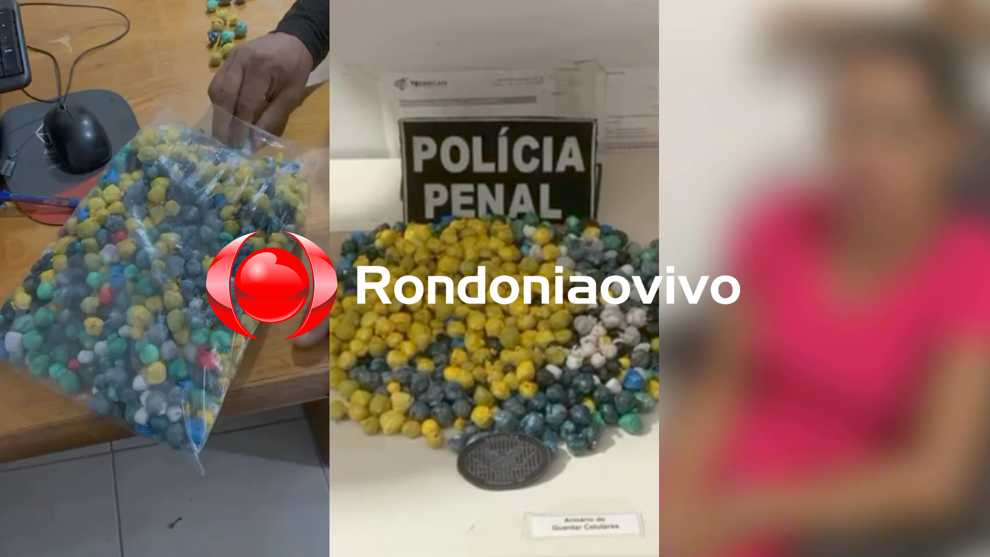 POR AMOR: Mulher é presa com quase 800 porções de drogas para o marido no Panda