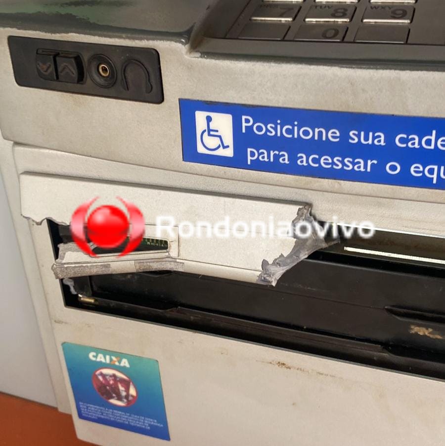 VÍDEO: Criminosos tentam arrombar caixa eletrônico em agência bancária de Porto Velho 