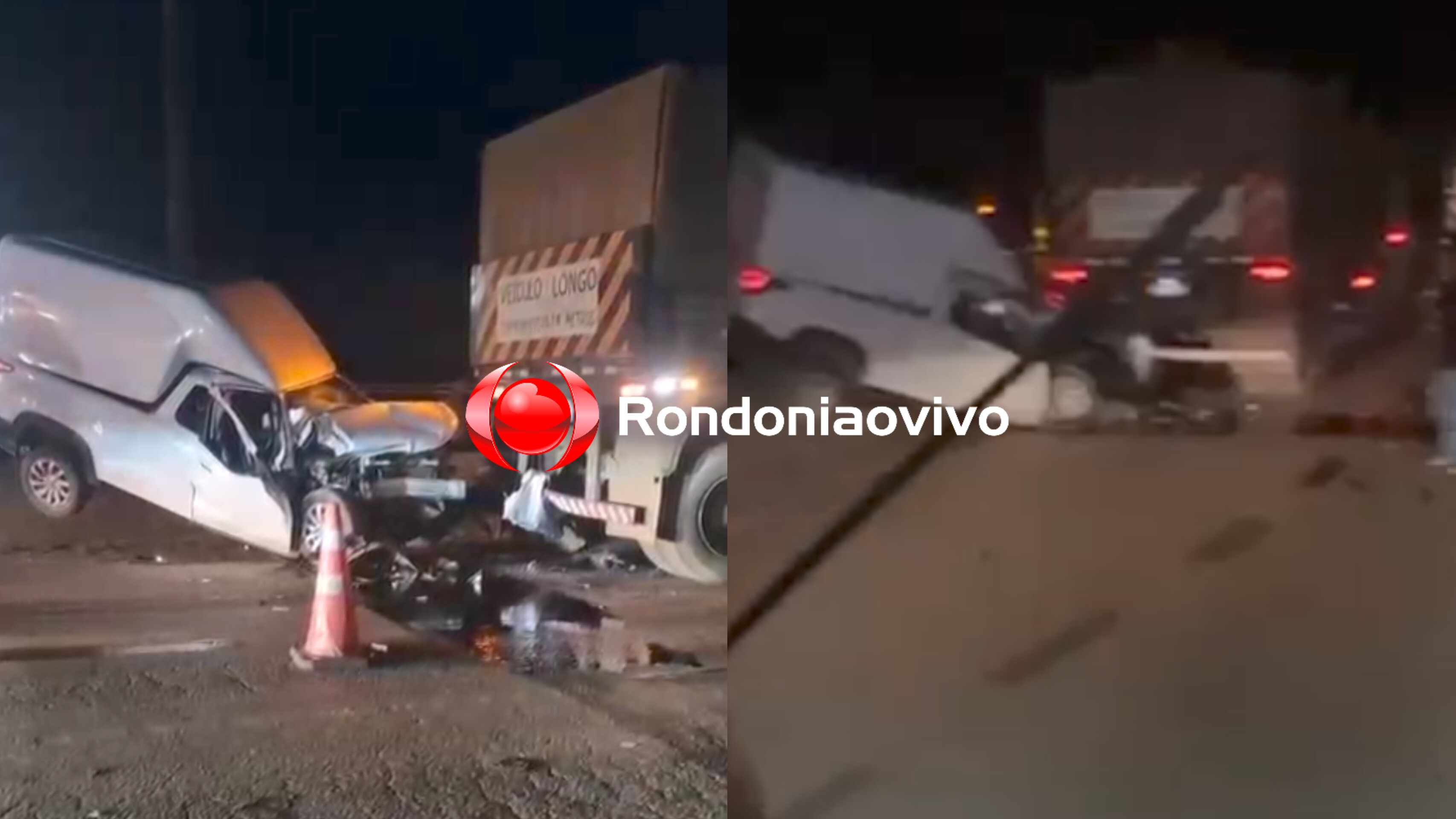 VÍDEO: Mais um grave acidente é registrado em pare e siga na BR-364