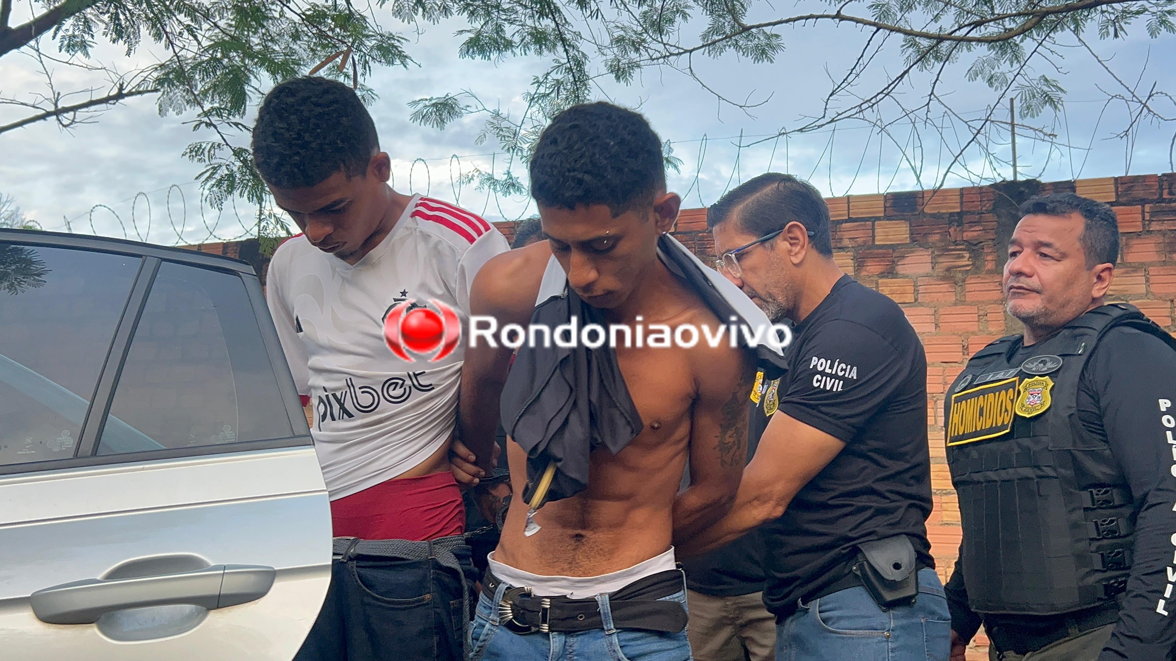 URGENTE: Homicídios e BPTAR prendem membros de facção acusados de executar jovem