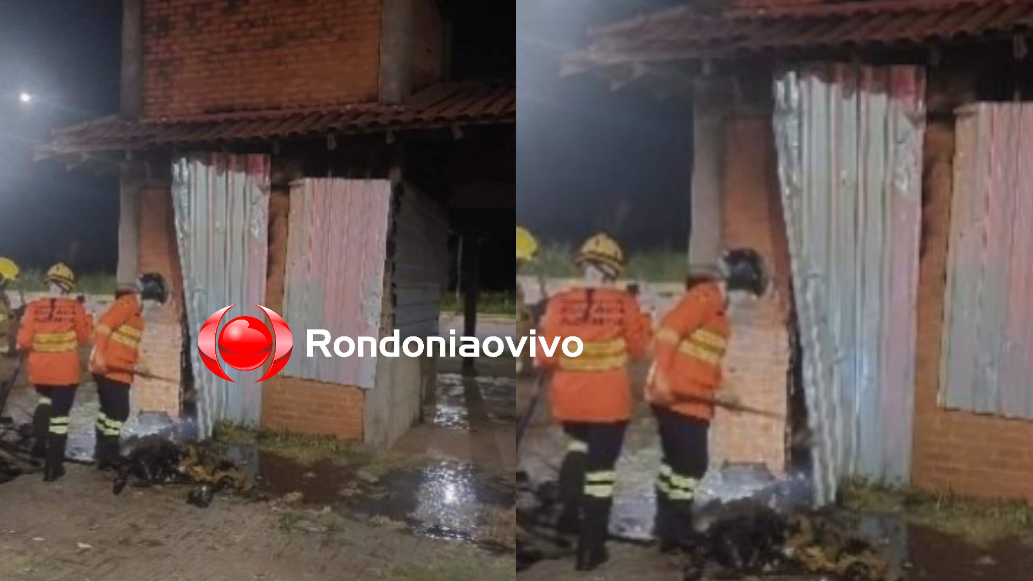 ESPAÇO ALTERNATIVO: Bombeiros e PM são acionados após homem colocar fogo em lixo dentro de quiosque 