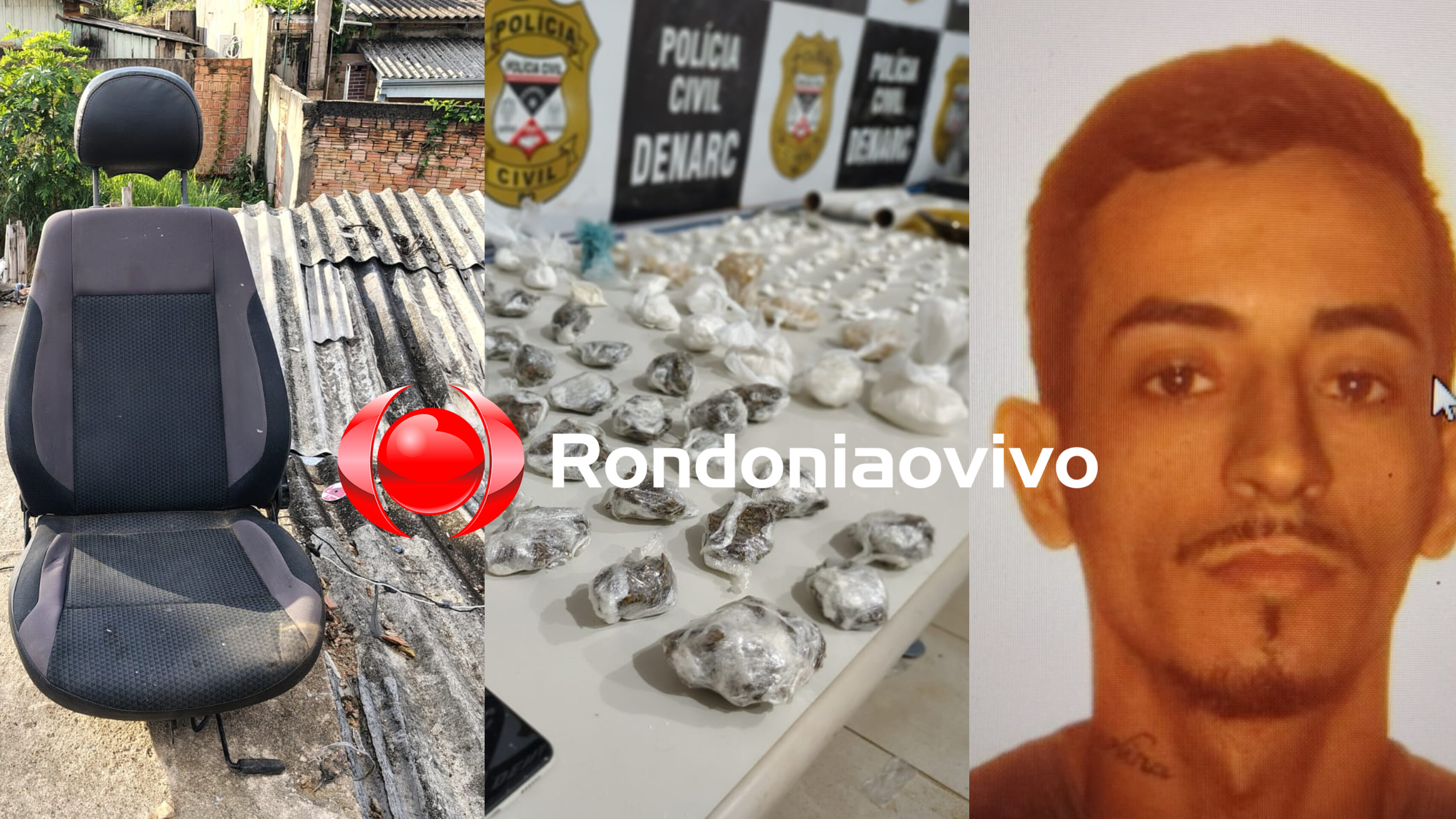 NÃO ESCAPARAM: Denarc prende traficantes que usavam poltrona em laje para observar a polícia 