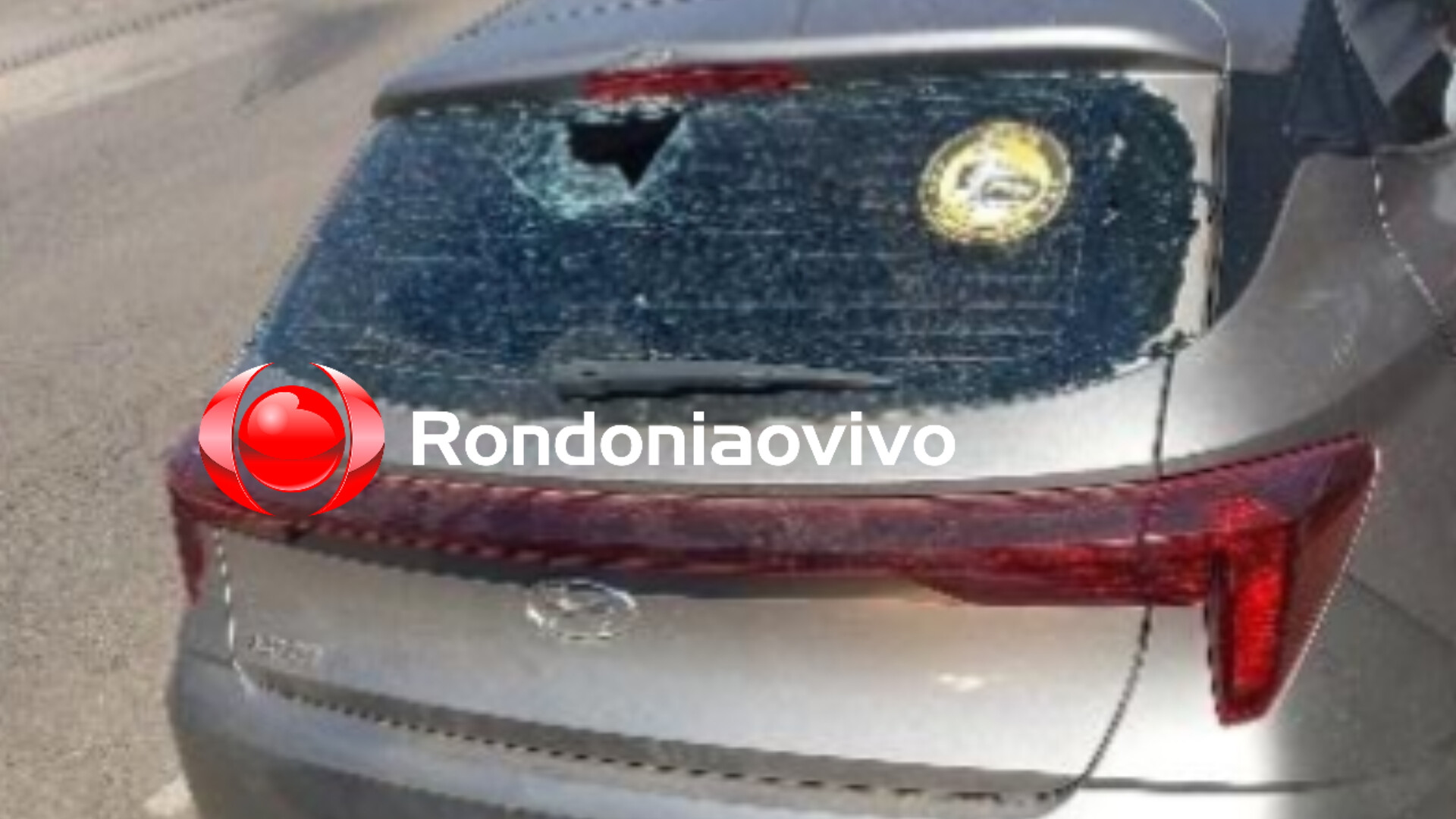 URGENTE: 'Maluco da Pedra' ataca outra vez e danifica carro na região Central 