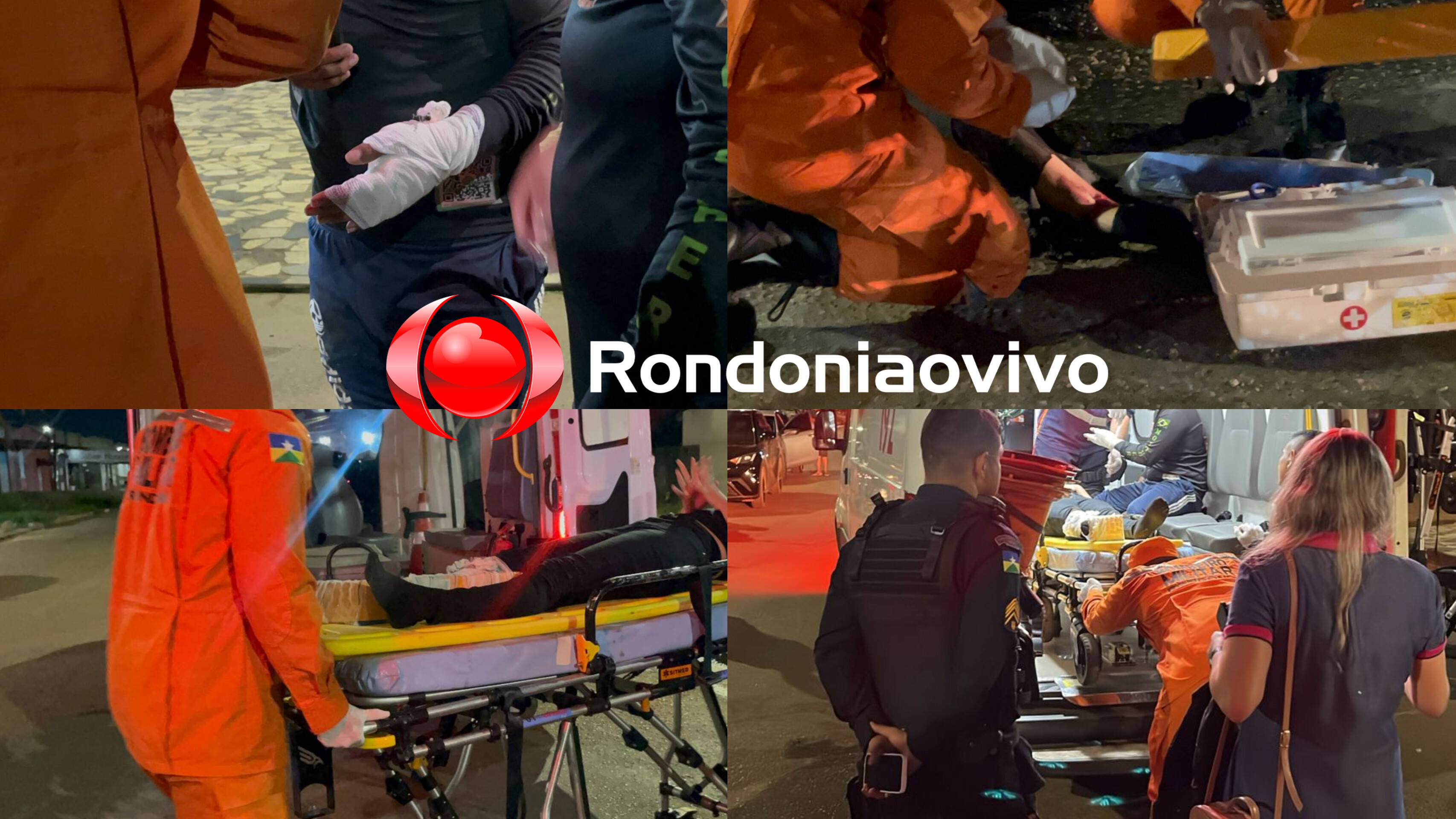 URGENTE: Moto app e passageira sofrem fraturas após atropelar ciclista 