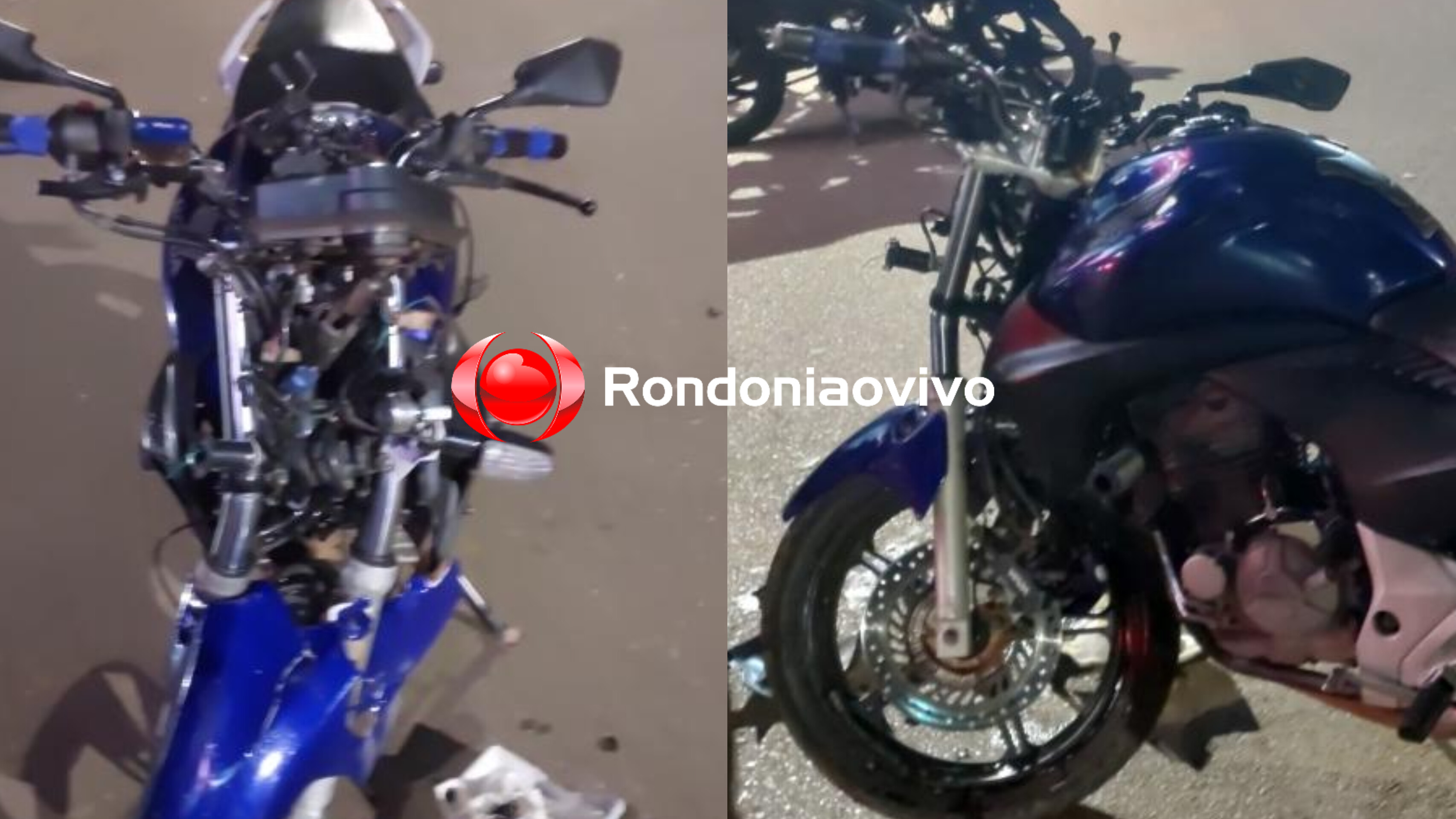 NA RIO DE JANEIRO: Dois motociclistas ficam feridos após colisão frontal 