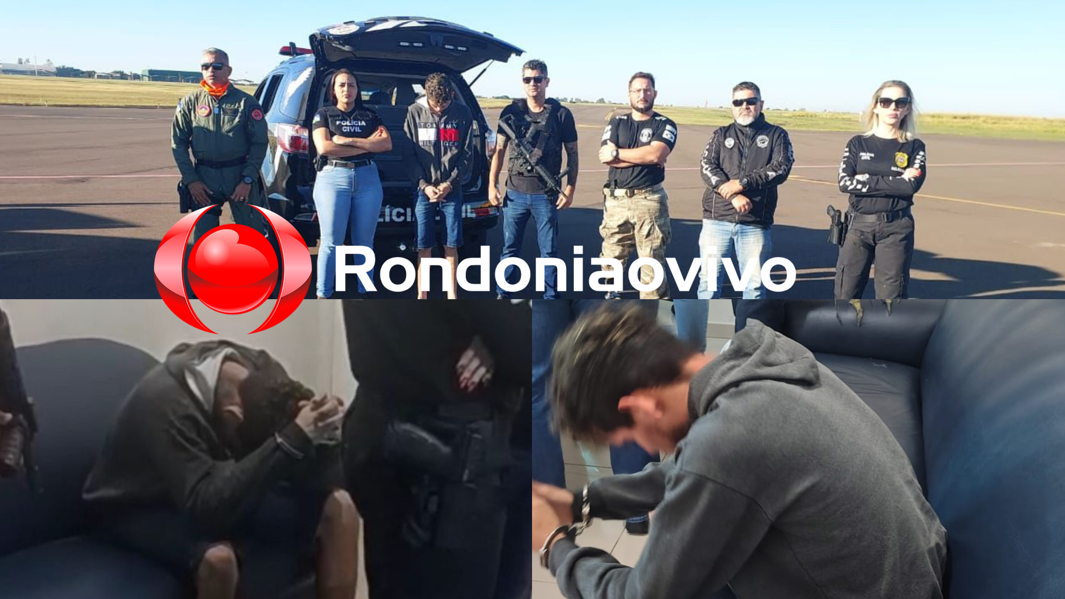 TRANSFERIDO DO MS: Após 16 dias preso, acusado de ameaçar secretário de segurança é trazido à PVH