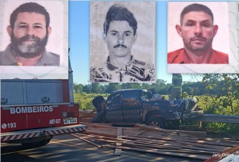 TRÊS IRMÃOS: Identificadas as três vítimas fatais de grave acidente na BR-364