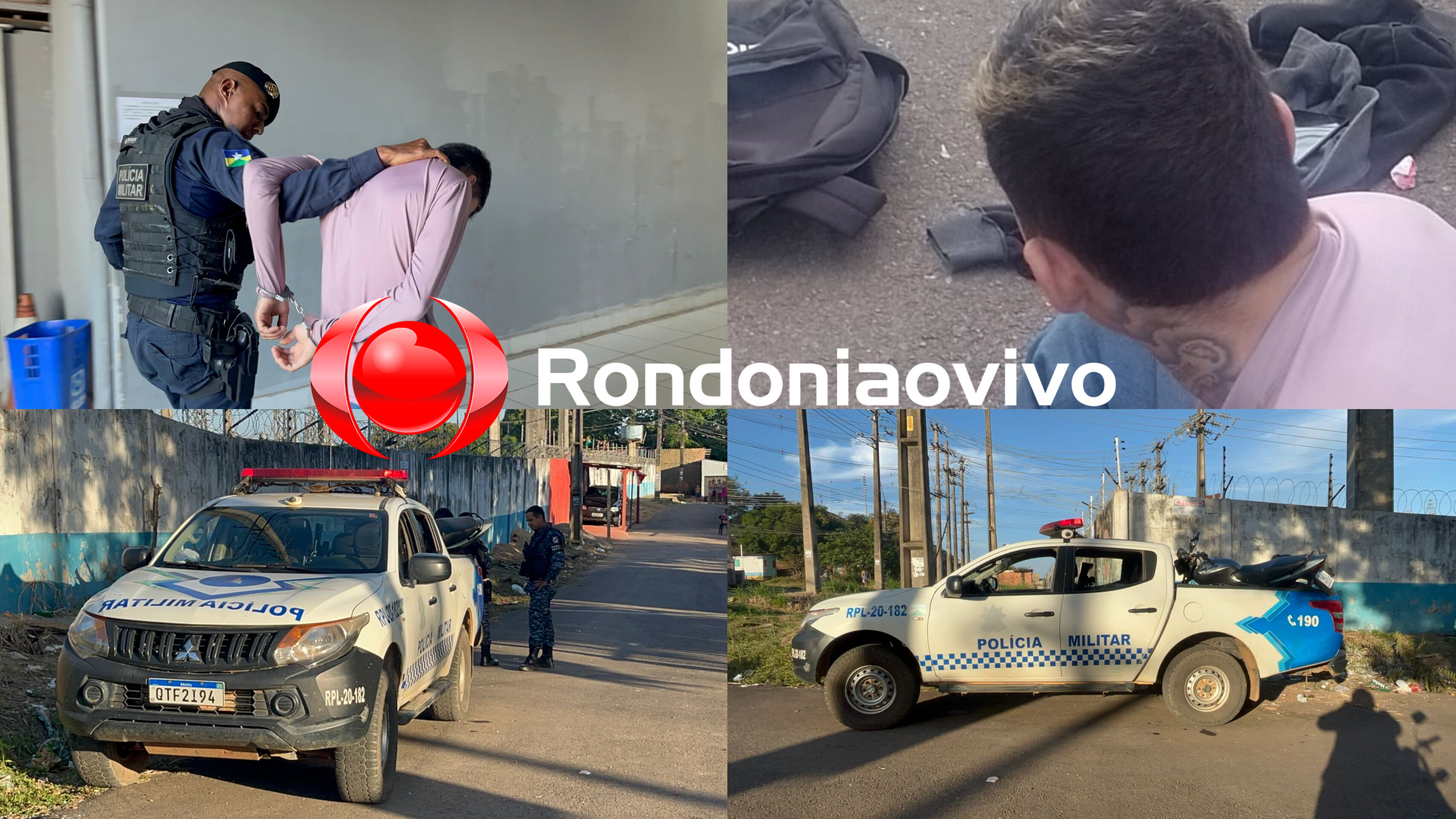 PERSEGUIÇÃO: Apenado é preso após  assaltar motoboy de delivery feminina 