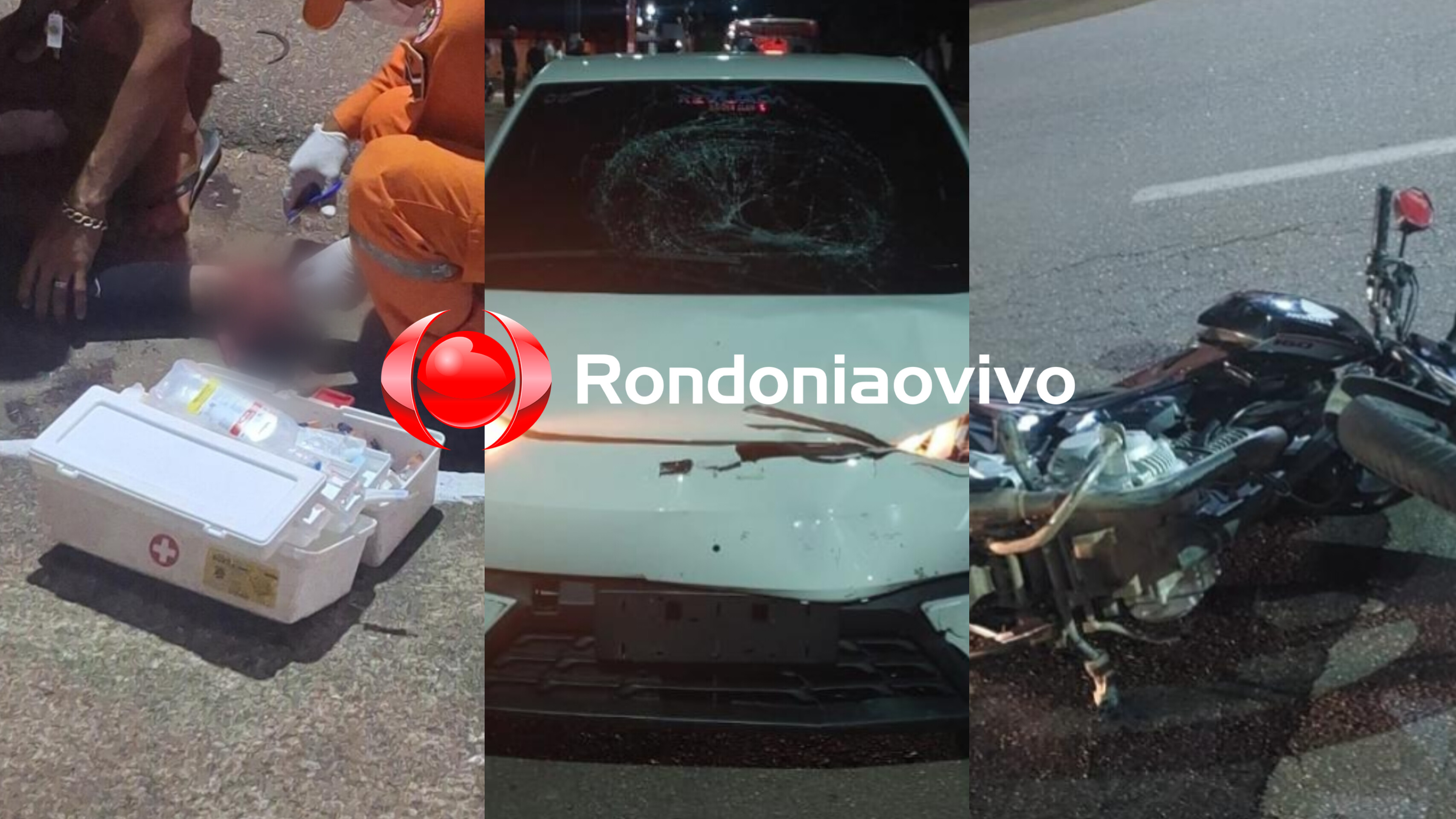 NA ABUNÃ: Mulher tem pé dilacerado em grave acidente com motorista de aplicativo 