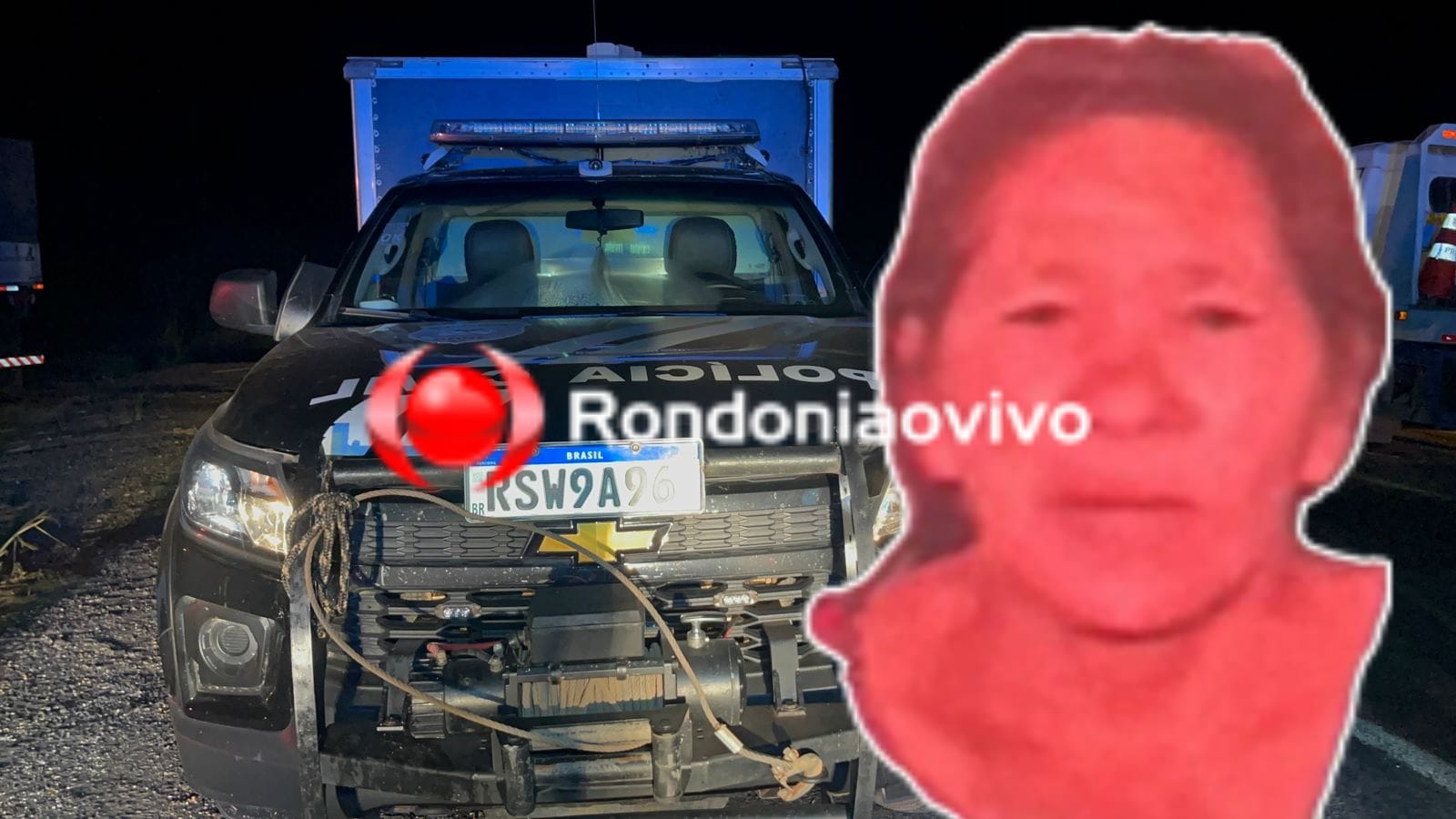 IDENTIFICADA: Mulher morre atropelada na BR-364 em Porto Velho 