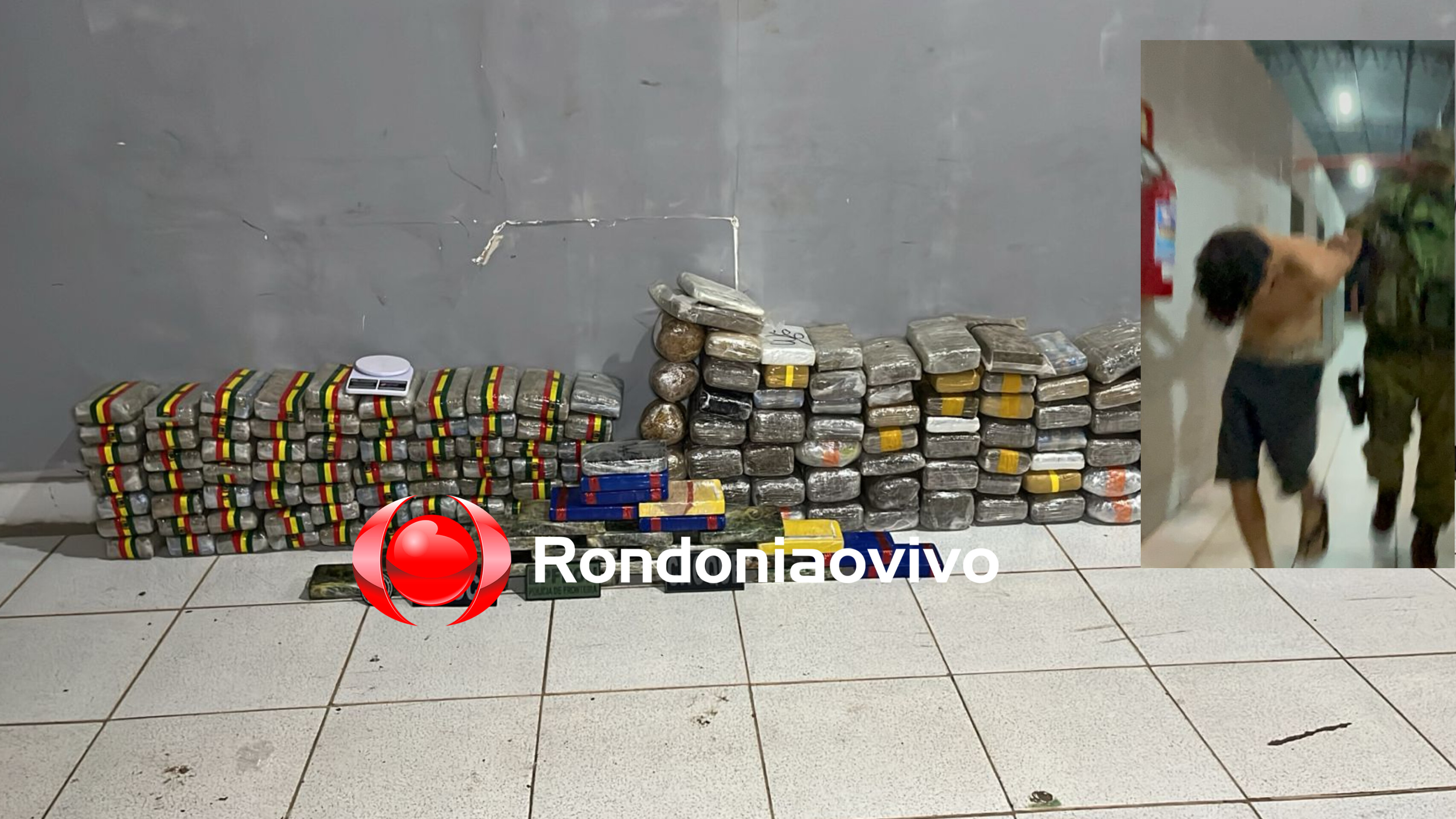 URGENTE: Polícia prende traficante com mais de 170 quilos de drogas 