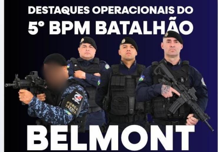 DESTAQUE OPERACIONAL: Equipe do sargento Machado recebe homenagem no 5° BPM 