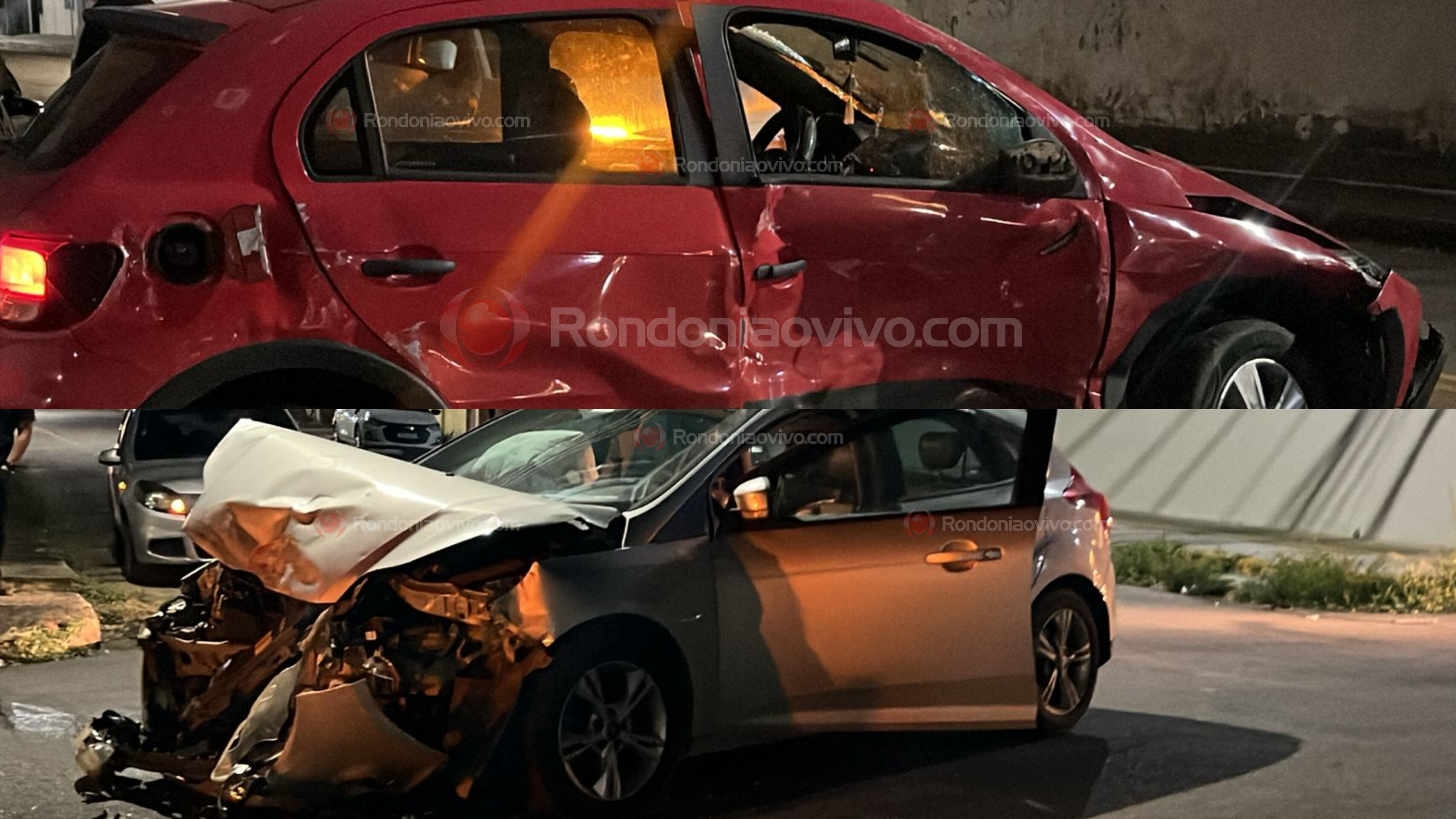 URGENTE: Grave acidente com capotamento em frente ao BB no Centro deixa casal ferido 