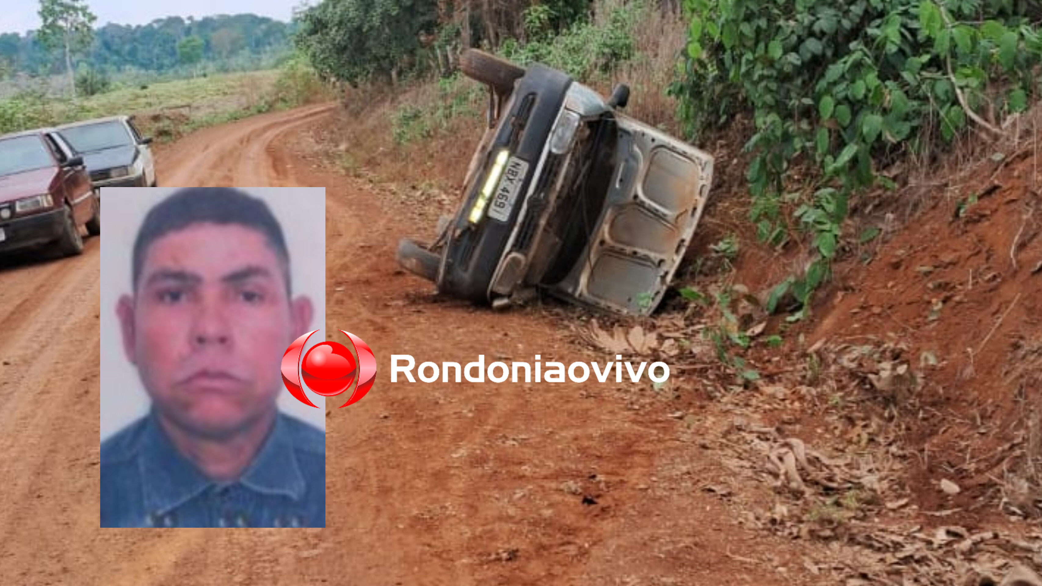 IDENTIFICADO: Motorista morre prensado após capotamento de Gol em Porto Velho 
