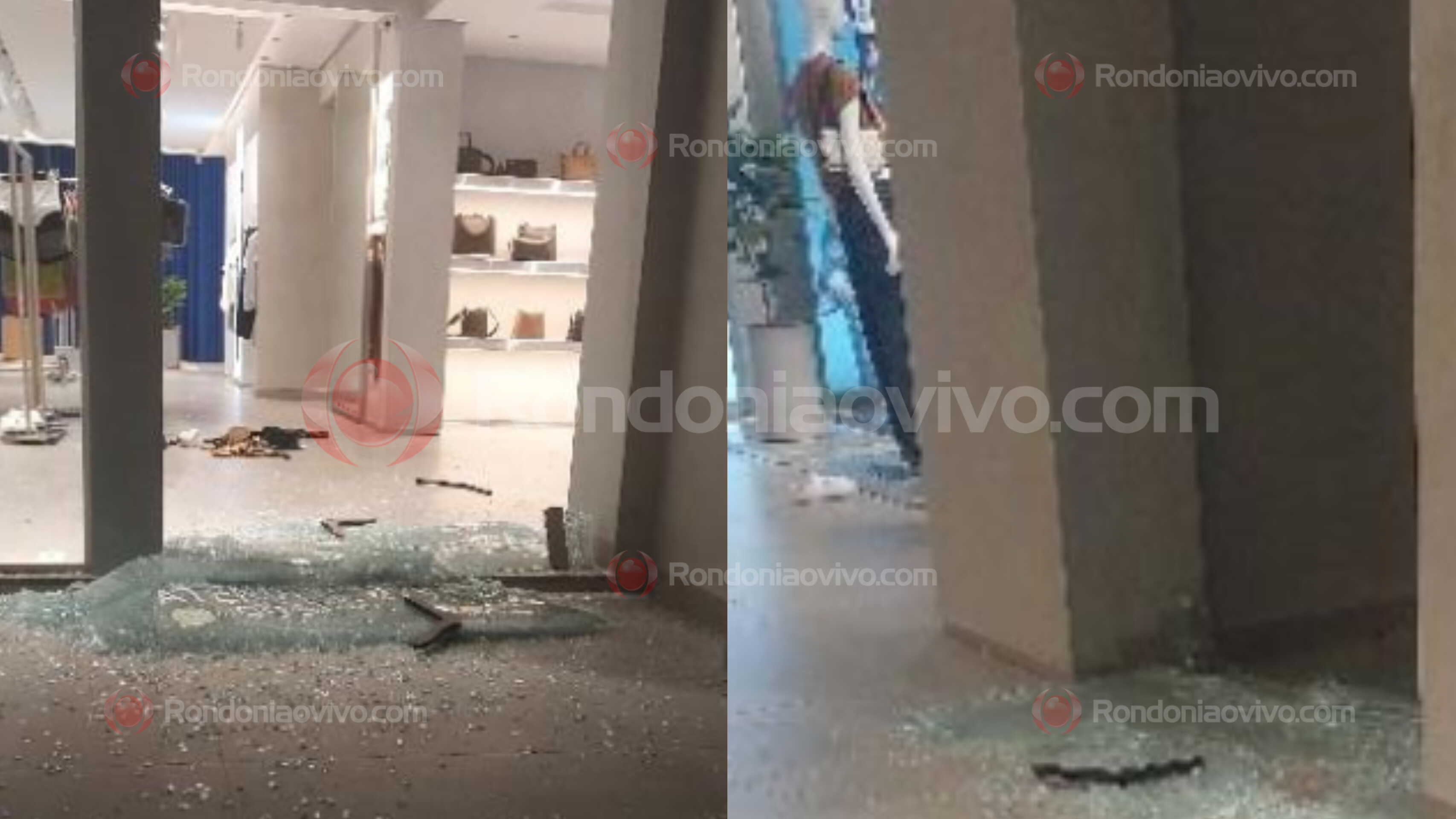 ARRASTÃO: Loja Calvin Klein é alvo de criminosos que furtam várias roupas e sapatos 