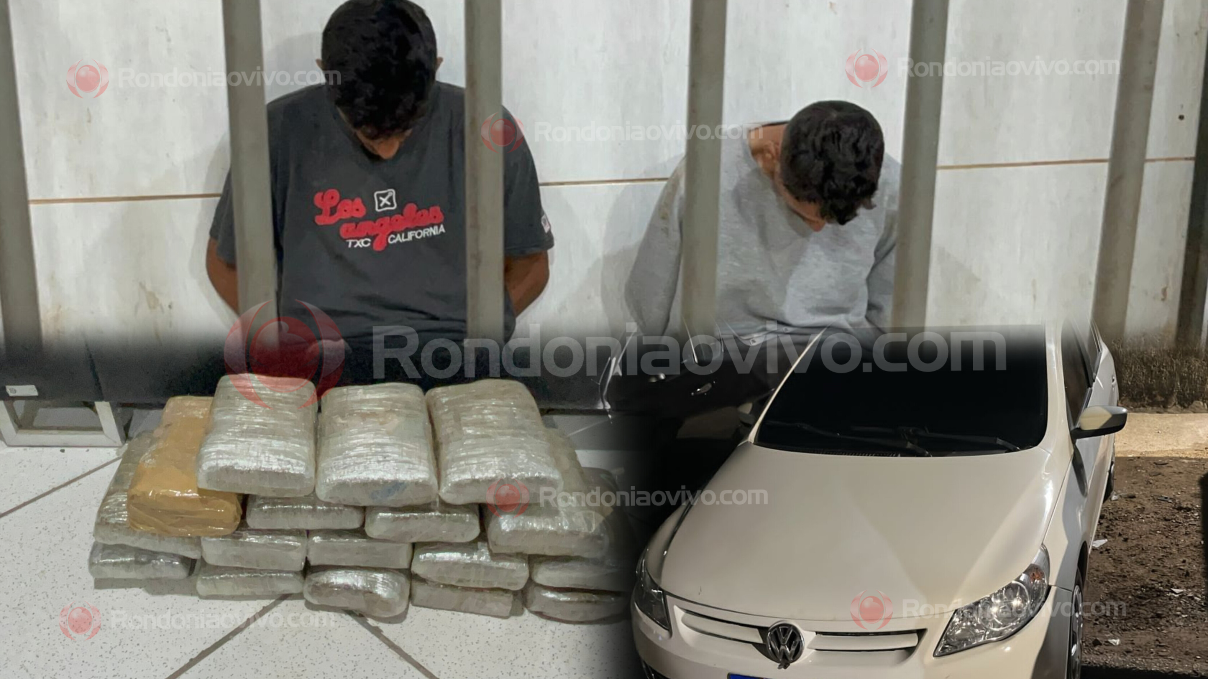 NA BR-364: Dois são presos com 17 quilos de drogas próximo ao presídio federal 