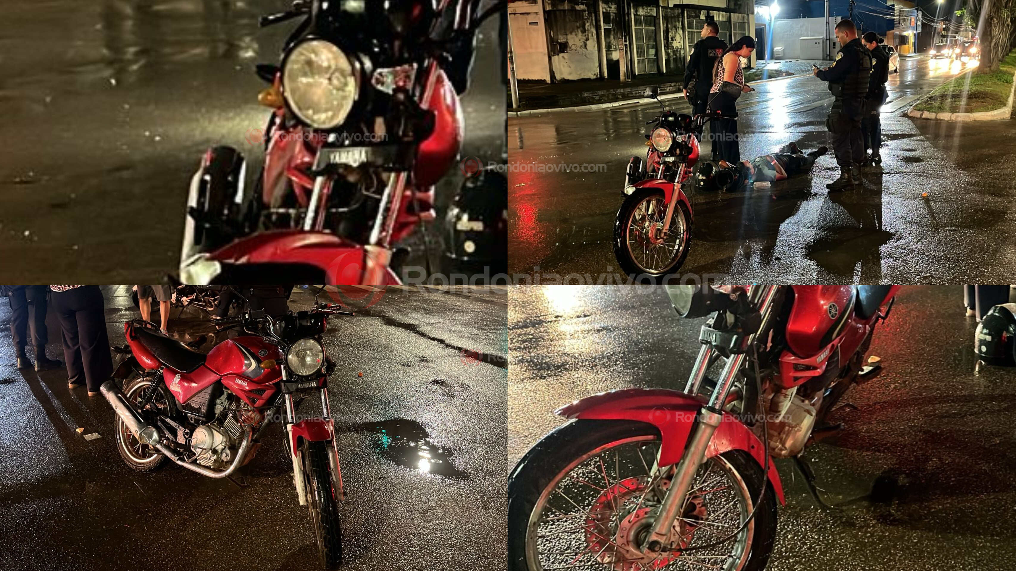 OMISSÃO DE SOCORRO: Motorista foge após avançar semáforo e deixar motociclista ferido 