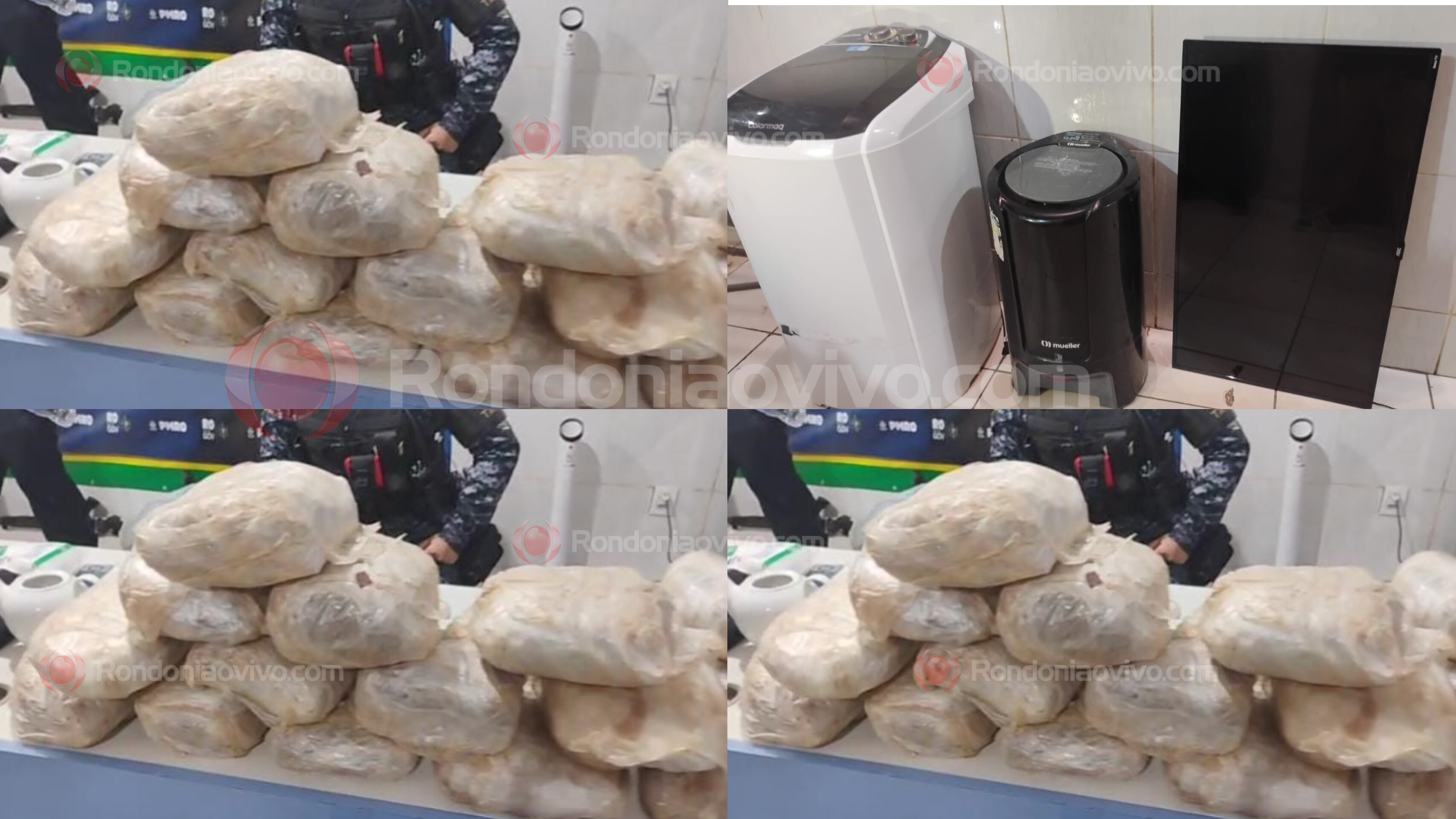 BECO GIRUÁ: Trio é preso com 11 quilos de maconha enterrada no quintal de casa