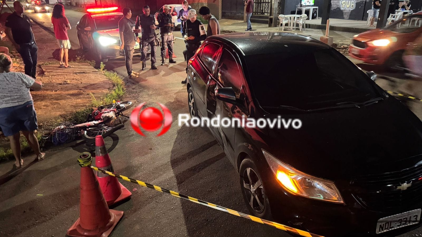 FORTE IMPACTO: Condutor de bike elétrica fica gravemente ferido após acidente no Aponiã 