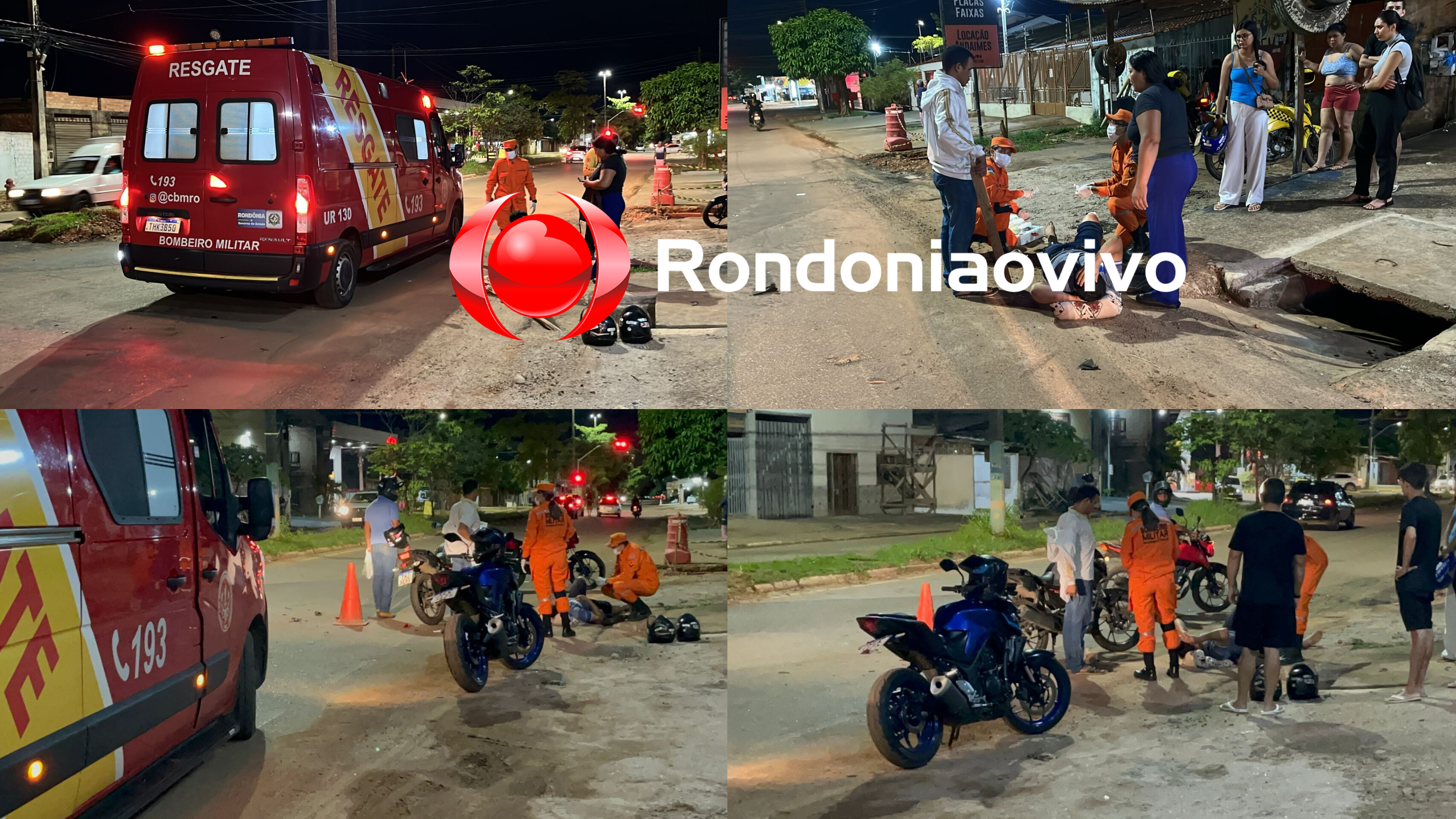 URGENTE: Moto aplicativo e passageiro ficam feridos em acidente: Motoqueiro foge 