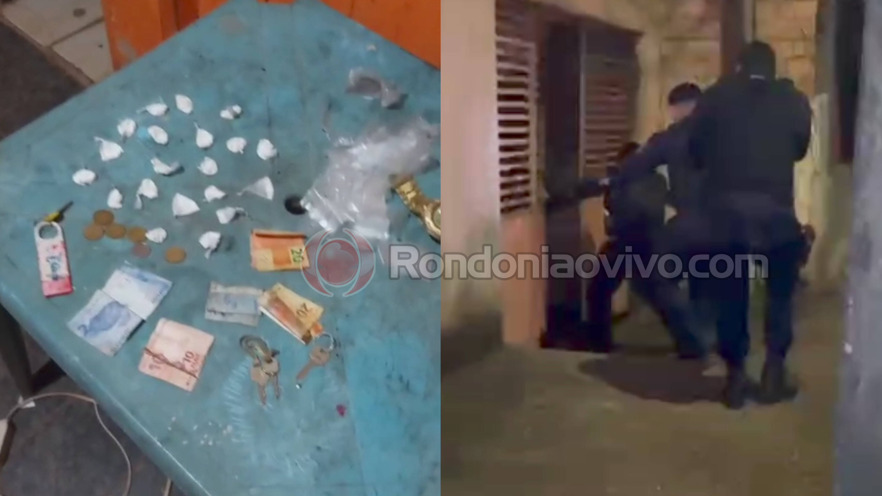 VÍDEO: Equipe do sargento Machado realiza apreensão de várias porções de drogas 
